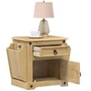 Image de Table de chevet Corona 45x35x47,5 cm bois de pin massif, meuble de chevet, table d'appoint, armoire de lit, armoire 4005657