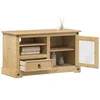 Image de Meuble TV Corona 100x45x58 cm bois de pin massif, banc TV, meuble hifi, centre de divertissement, buffet TV, meuble 4005669