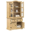 Image de Vitrine en verre Corona 100x48,5x179 cm bois massif de pin, armoire, armoire avec portes vitrées, vitrine avec portes 4005681