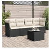 Image de Salon de Jardin avec Coussins 5 pcs, Canapés avec Pieds Réglables, Ensemble de Meubles d'Extérieur Patio Terrasse, 3249075