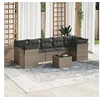 Image de Salon de jardin modulable rotin gris 8 pieces x 289 x 69 7 personnes