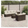 Image de Salon de jardin modulable 8 pieces rotin marron 62 x 124 x 69 cm 2 personnes