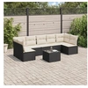 Image de Salon de Jardin avec Coussins 8 pcs, Canapés avec Pieds Réglables, Ensemble de Meubles d'Extérieur Patio Terrasse, 3249275