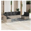 Image de Salon de Jardin avec Coussins 8 pcs, Canapés avec Pieds Réglables, Ensemble de Meubles d'Extérieur Patio Terrasse, 3249291