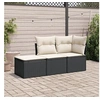 Image de Salon de Jardin avec Coussins 3 pcs, Canapés avec Pieds Réglables, Ensemble de Meubles d'Extérieur Patio Terrasse, 3249305