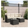 Image de Salon de Jardin avec Coussins 5 pcs, Canapés avec Pieds Réglables, Ensemble de Meubles d'Extérieur Patio Terrasse, 3249385