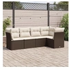 Image de Salon de jardin modulable resine tressee marron 5 pieces x 234 x 69 5 personnes
