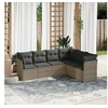 Image de Salon de Jardin avec Coussins 6 pcs, Canapés de Terrasse, Ensemble de Meubles de Patio, Mobilier d'Extérieur, Gris 3249519