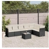 Image de Salon de Jardin avec Coussins 8 pcs, Canapés avec Pieds Réglables, Ensemble de Meubles d'Extérieur Patio Terrasse, 3249585