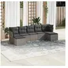 Image de Salon de Jardin avec Coussins 7 pcs, Canapés avec Pieds Réglables, Ensemble de Meubles d'Extérieur Patio Terrasse, 3249869