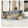 Image de Salon de Jardin avec Coussins 8 pcs, Canapés avec Pieds Réglables, Ensemble de Meubles d'Extérieur Patio Terrasse, 3249878