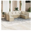 Image de Salon de Jardin avec Coussins 9 pcs, Canapés avec Pieds Réglables, Ensemble de Meubles d'Extérieur Patio Terrasse, 3249907
