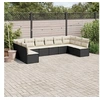 Image de Salon de Jardin avec Coussins 10 pcs, Canapés avec Pieds Réglables, Ensemble de Meubles d'Extérieur Patio Terrasse, 3249925