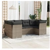Image de Salon de Jardin avec Coussins 6 pcs, Canapés de Terrasse, Ensemble de Meubles de Patio, Mobilier d'Extérieur, Gris 3249949