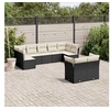 Image de Salon de Jardin avec Coussins 9 pcs, Canapés avec Pieds Réglables, Ensemble de Meubles d'Extérieur Patio Terrasse, 3249985