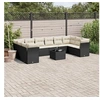 Image de Salon de Jardin avec Coussins 11 pcs, Canapés de Terrasse, Ensemble de Meubles de Patio, Mobilier d'Extérieur, Noir 3250045
