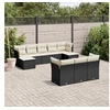 Image de Salon de Jardin avec Coussins 10 pcs, Canapés avec Pieds Réglables, Ensemble de Meubles d'Extérieur Patio Terrasse, 3250165