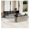 Image de Salon de jardin modulable Résine 10 pieces