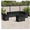 Image de Salon de Jardin avec Coussins 12 pcs, Canapés de Terrasse, Ensemble de Meubles d'Extérieur Patio, Moderne, Beige 3218468