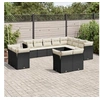 Image de Salon de Jardin avec Coussins 11 pcs, Canapés avec Pieds Réglables, Ensemble de Meubles d'Extérieur Patio Terrasse, 3217807