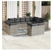 Image de Salon de Jardin avec Coussins 12 pcs, Canapés avec Pieds Réglables, Ensemble de Meubles d'Extérieur Patio Terrasse, 3223906