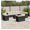 Image de Salon de Jardin avec Coussins 11 pcs, Canapés de Terrasse, Ensemble de Meubles de Patio, Mobilier d'Extérieur, Gris 3258770