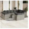 Image de Salon de Jardin 12 pcs avec Coussins Mobilier de Patio Meubles d'Extérieur Mobilier de Jardin Meubles de Terrasse 3094607