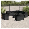 Image de Salon de Jardin avec Coussins 11 pcs, Canapés avec Pieds Réglables, Ensemble de Meubles d'Extérieur Patio Terrasse, 3250438