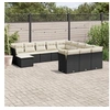 Image de Salon de Jardin avec Coussins 12 pcs, Canapés avec Pieds Réglables, Ensemble de Meubles d'Extérieur Patio Terrasse, 3250465