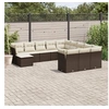 Image de Salon de Jardin avec Coussins 12 pcs, Canapés avec Pieds Réglables, Ensemble de Meubles d'Extérieur Patio Terrasse, 3250472