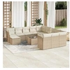 Image de Salon de Jardin avec Coussins 13 pcs, Canapés avec Pieds Réglables, Ensemble de Meubles d'Extérieur Patio Terrasse, 3250477