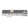 Image de 7-delige Loungeset massief grenenhout wit3250889