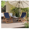 Image de Lot de 2 Chaises de Plage Pliables, Sièges de Terrasse, Chaises de Balcon, Meubles de Patio Camping Jardin Extérieur, 3214492