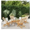 Image de Tuinstoelen 4 st inklapbaar massief acaciahout beige3214634