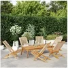 Image de Tuinstoelen 6 st inklapbaar massief acaciahout beige3214635