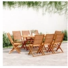Image de Chaises de jardin pliantes lot de 8 51x66x95 cm bois d acacia