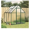 Image de Tuinkas met basisframe 169x169x195 cm aluminium groen4005829