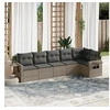 Image de Salon de Jardin avec Coussins 6 pcs, Canapés de Terrasse, Ensemble de Meubles de Patio, Mobilier d'Extérieur, Gris 3220189