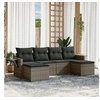 Image de Salon de Jardin avec Coussins 6 pcs, Canapés de Terrasse, Ensemble de Meubles de Patio, Mobilier d'Extérieur, Gris 3220519