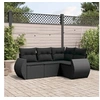 Image de Salon de Jardin avec Coussins 4 pcs, Sièges de Patio, Ensemble de Meubles, Mobilier de Terrasse Arrière-cour 3221304