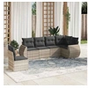 Image de Salon de Jardin avec Coussins 6 pcs, Canapés de Terrasse, Ensemble de Meubles de Patio, Mobilier d'Extérieur, Gris 3221431