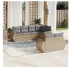 Image de Salon de jardin modulable GENERIQUE 7 personnes beige resine tressee 62 x 62 x 69 cm 7 pieces