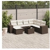 Image de Salon de jardin modulable GENERIQUE resine tressee 8 pieces marron 62 x 62 x 69 cm