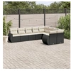Image de Salon de jardin modulable 9 pieces noir resine tressee 62 x 62 x 69 cm 9 personnes