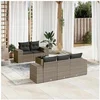 Image de Salon de jardin modulable GENERIQUE 5 personnes resine tressee 62 x 55 x 69 cm 6 pieces