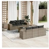 Image de Salon de Jardin avec Coussins 7 pcs, Canapés de Terrasse, Ensemble de Meubles de Patio, Mobilier d'Extérieur, Gris 3222309