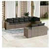 Image de Salon de jardin modulable resine tressee gris 8 pieces x 83 x 69 8 personnes
