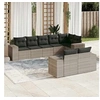 Image de Salon de jardin modulable resine tressee gris 8 pieces x 83 x 69