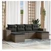 Image de Salon de Jardin avec Coussins 6 pcs, Canapés de Terrasse, Ensemble de Meubles de Patio, Mobilier d'Extérieur, Gris 3222919