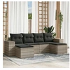 Image de Salon de Jardin avec Coussins 6 pcs, Canapés de Patio, Ensemble de Meubles, Mobilier de Terrasse Exterieur, Gris 3222921